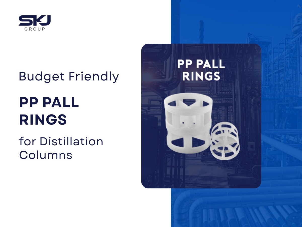 Budget Friendly PP Pall Rings for Distillation Columns – SKJ Group