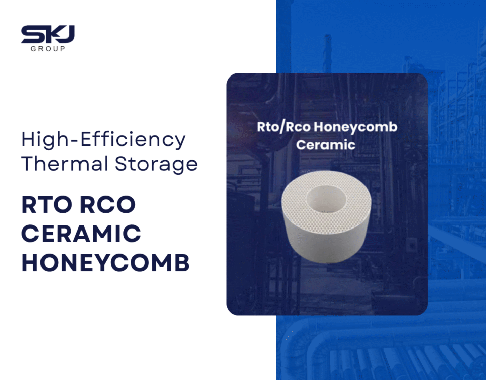 High-Efficiency Thermal Storage RTO RCO Ceramic Honeycomb