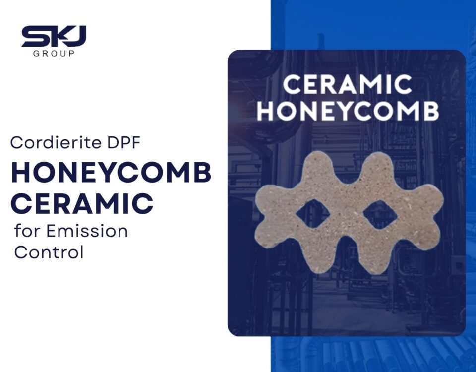 Industrial ceramic honeycomb structure used for high-temperature filtration and catalytic applications
