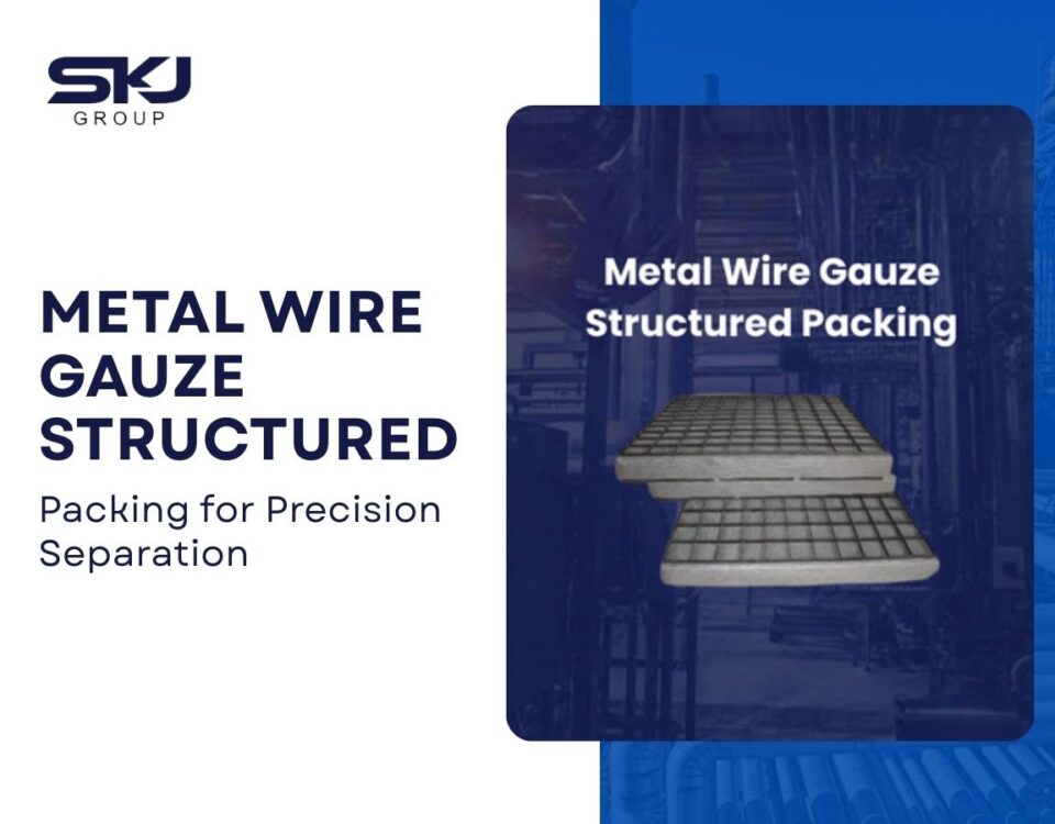 Industrial tower packing used for precision separation in chemical processing systems
