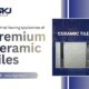 Premium ceramic tiles installed in industrial flooring applications for high durability and heavy load resistance