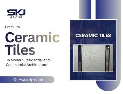 Premium ceramic tiles used in modern residential and commercial architecture for durable and stylish interior surfaces