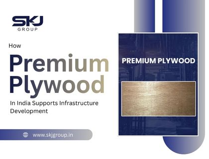Premium plywood used in infrastructure projects for strong, durable, and reliable construction applications