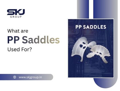 PP saddles used in tower packing to improve gas-liquid distribution and mass transfer efficiency in industrial processes