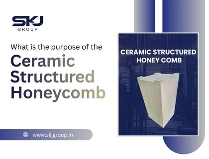 Ceramic structured honeycomb used for filtration and catalytic applications in industrial processes in India
