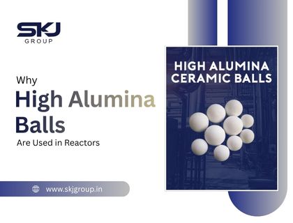 High alumina balls used in reactors for catalyst support and improved thermal and chemical resistance