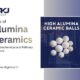 High alumina ceramic materials used in petrochemical and refinery systems for heat and corrosion resistance