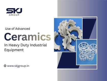 Advanced ceramic components used in heavy-duty industrial equipment for high strength and wear resistance