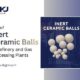 Inert ceramic balls used in refinery and gas processing plants for catalyst support and chemical resistance