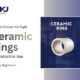Ceramic rings used in industrial applications for efficient mass transfer and chemical resistance