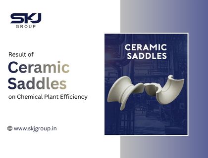 Ceramic saddles used in chemical plants to improve efficiency and optimize mass transfer performance