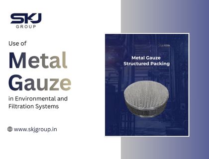Metal gauze used in environmental and filtration systems for efficient separation and air purification