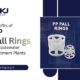 PP Pall Rings used in wastewater treatment plants to improve mass transfer efficiency, enhance aeration, and support effective biological treatment processes.