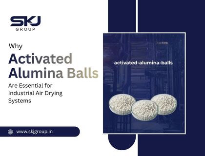 Activated alumina balls used in industrial air drying systems for moisture removal and compressed air purification