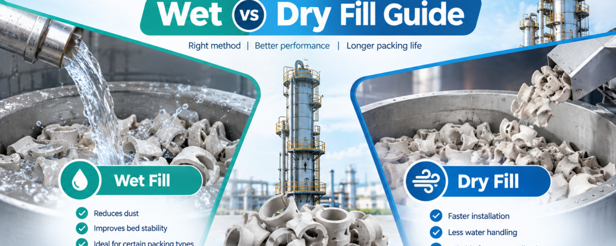 Loading Ceramic Tower Packing: Wet vs Dry Fill Guide